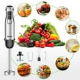 Hand Blender, 5in1 Immersion Hand Blender,12 Speed Turbo Mode Stick