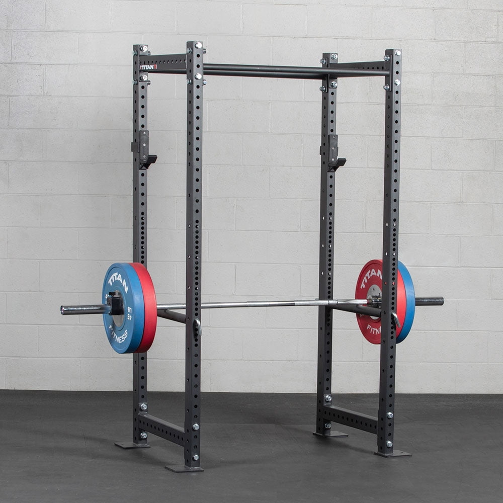 Titan Fitness Pin And Pipe Safety Set - 24" Depth For T-3 & X-3 Series Bolt-Down Power Racks, Heavy-Duty Steel Barbell Safety Catch System, Powerlifting & Strength Training Rack Attachment
