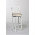 thumbnail image 2 of Home Square 25.25" Swivel Counter Stool in White - Set of 2, 2 of 4
