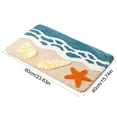 thumbnail image 3 of AuroraX Blue Bath Rugs for Bathroom Floor Non Slip OceanRug,Quick Drying Single Plush Washable Shower Rugs for Bathroom Extra Soft Anti Slip Shower Mats for Inside Shower, 3 of 6