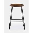 thumbnail image 2 of Jofran Nature's Edge Modern Solid Wood Counter Height Backless Stool (Set of 3), 2 of 6