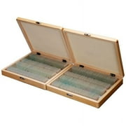 AmScope 200-piece Prepared Microscope Glass Slide Set