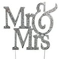 thumbnail image 1 of Sparkling Rhinestone Metal Crystal Cake Topper, 1 of 1
