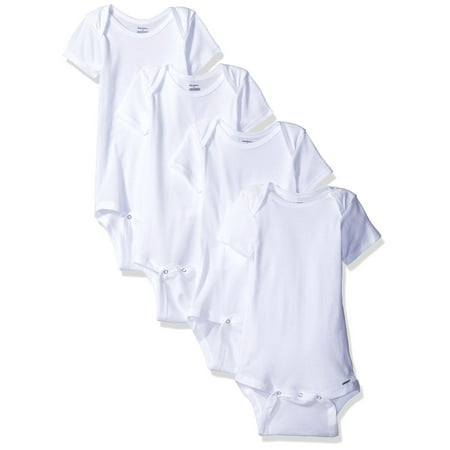 

Gerber Baby 4-Pack Short-Sleeve Onesies Bodysuit white 4T