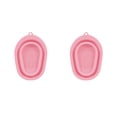 thumbnail image 1 of Inteprter Cepillo de maquillaje de silicona, alfombrilla de limpieza, almohadilla de plegable, aplicadores de delineador, fregador para el hogar, Rosado 2Conjunto, 1 of 6