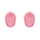 thumbnail image 4 of Toystoory Alfombrilla de limpieza de brochas de maquillaje de silicona, herramientas cosméticas, almohadilla de , esponja pequeña portátil, Rosado 2Conjunto, 4 of 6