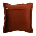 thumbnail image 3 of The HomeCentric Throw Pillow Case, Decorative Rust Pack of 2, 14x14 inch (35x35 cm) Zippered Pillow Covers, Velvet Crystals Pillow Covers, Bordered Pattern, Solid Style Easter - Rust Crystal Palace, 3 of 3