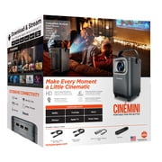 HyperGear CinéMini 720p HD Portable Mini Projector, 16072