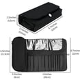 thumbnail image 2 of Bolsa organizadora de viaje portátil y plegable para brochas de maquillaje LUEXBOX, 2 of 6