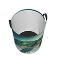thumbnail image 3 of Goofa Watercolor Turtle5 Printed Circular Hamper,Laundry Basket with Handles,Storage Baskets Foldable,Large Capacity Laundry Hamper-Medium, 3 of 8