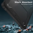 thumbnail image 5 of Allytech Shockproof Case for iPad 10.2" 2022, iPad 10.2" Case 2022, Military Grade Protective Kickstand Dual Layers Back Cover Shell for Apple iPad 10.2" 2022 - Black, 5 of 7