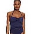 thumbnail image 6 of Anne Cole Womens Bandeau Twist Front Tankini Swim Top, 6 of 6