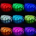 thumbnail image 3 of WS2812B Bluetooth LED Strip lights 5050 RGBW Remote control panel+power supply tape diode LED neon night light for room TV, 3 of 6