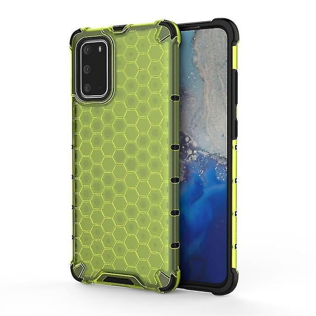 Funda protectora de PC y TPU a prueba de golpes para Galaxy S20+ (negro)