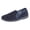 Navy, variant on Sleepers Mens Wilson Velour Slippers