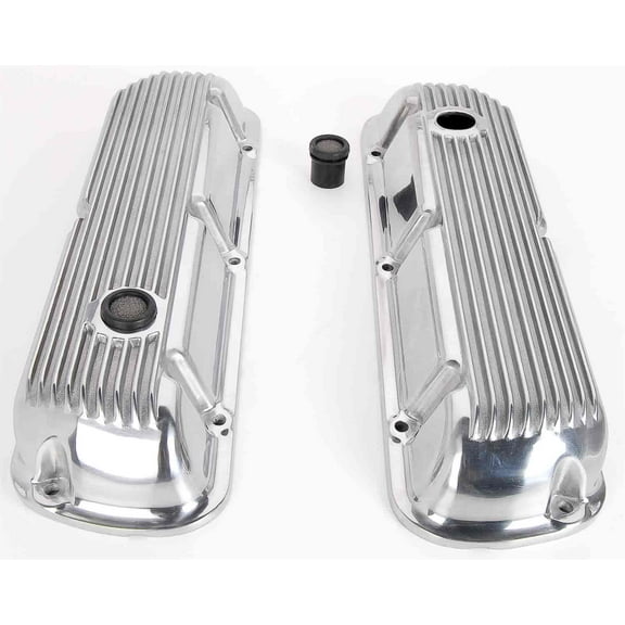 JEGS 50110 Valve Covers Small Block Ford 289-302 Short Design Use with Stamped S