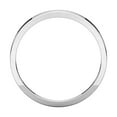 thumbnail image 2 of 14k White Gold 3mm Flat Tapered Band Ring - 2.3 Grams - Size 7, 2 of 2