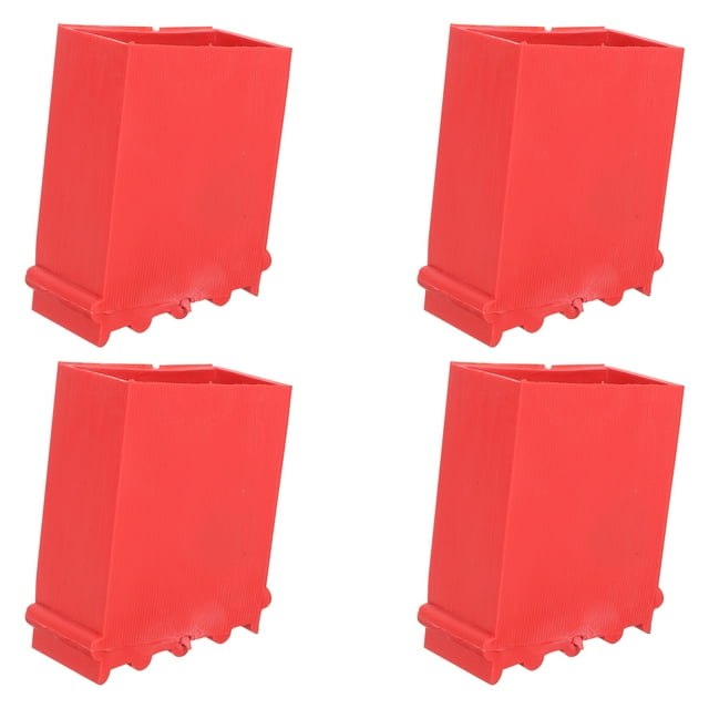 KAKOWELY 4Pcs Non-slip Ladder Pads Ladder Foot Protectors Step Ladder Protective Covers,3.23"X2.24"X1.38"
