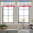 thumbnail image 4 of LALILO Kitchen Curtain Valance Night City Night City Street Rod Pocket Window Curtain 52"x 18" Set of 2, 4 of 7