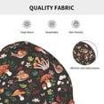 thumbnail image 5 of Xecao Mushroom Snail Print Knit Hat,Winter Beanie for Men Women, Beanie Soft Warm Ski Stocking Cuffed Cap, 5 of 7