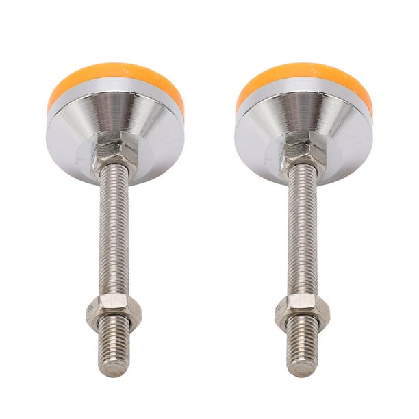 Pies de tornillo nivelador, 2 piezas Amarillo M12 Pata de tornillo nivelador para muebles Pies niveladores de alta resistencia Ultra Responsivo