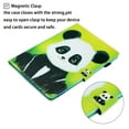 thumbnail image 4 of SaniMore Wallet Case for iPad 10th Generation 10.9" 2022, Auto Sleep/Wake PU Leather Case Soft TPU Shell Card Slots Anti-slip Strip Dual Angle Stand Magnetic Clasp All-around Protection Case, Panda, 4 of 8