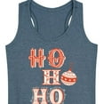 thumbnail image 3 of Instant Message - Christmas - Ho Ho Ho Ornament - Women's Racerback Tank Top, 3 of 6