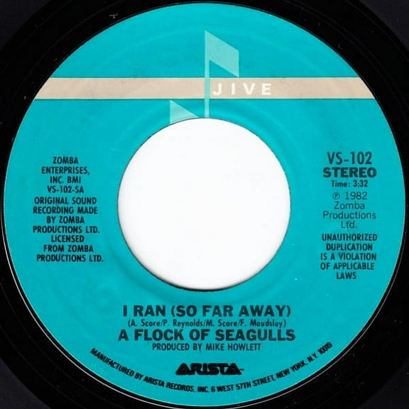 A Flock Of Seagulls – I Ran (So Far Away)/Pick Me Up - NEW 7" Vinyl