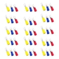 thumbnail image 1 of 150pcs TERMINAL -3.2 VINYL INSULATED WIRE CONNE 3 COLORS, 1 of 7