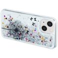 thumbnail image 4 of Case for iPhone 13, iPhone 13 Case Cute Pink Glitter Luxury Sparkle Liquid for Girls Women Quicksand Clear Soft TPU Protective Phone Case for iPhone 13 6.1 inch Dandelion, 4 of 10
