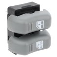thumbnail image 3 of Dcmunx 1pc Power Door Window Control Switch Front Left Driver Side Plastic Gray Black for Pontiac for Firebird 3.4L 1993-1995 & 5.7L 1993-2002 & 3.8L 1995-2002 Female-Connect Gender, 3 of 8