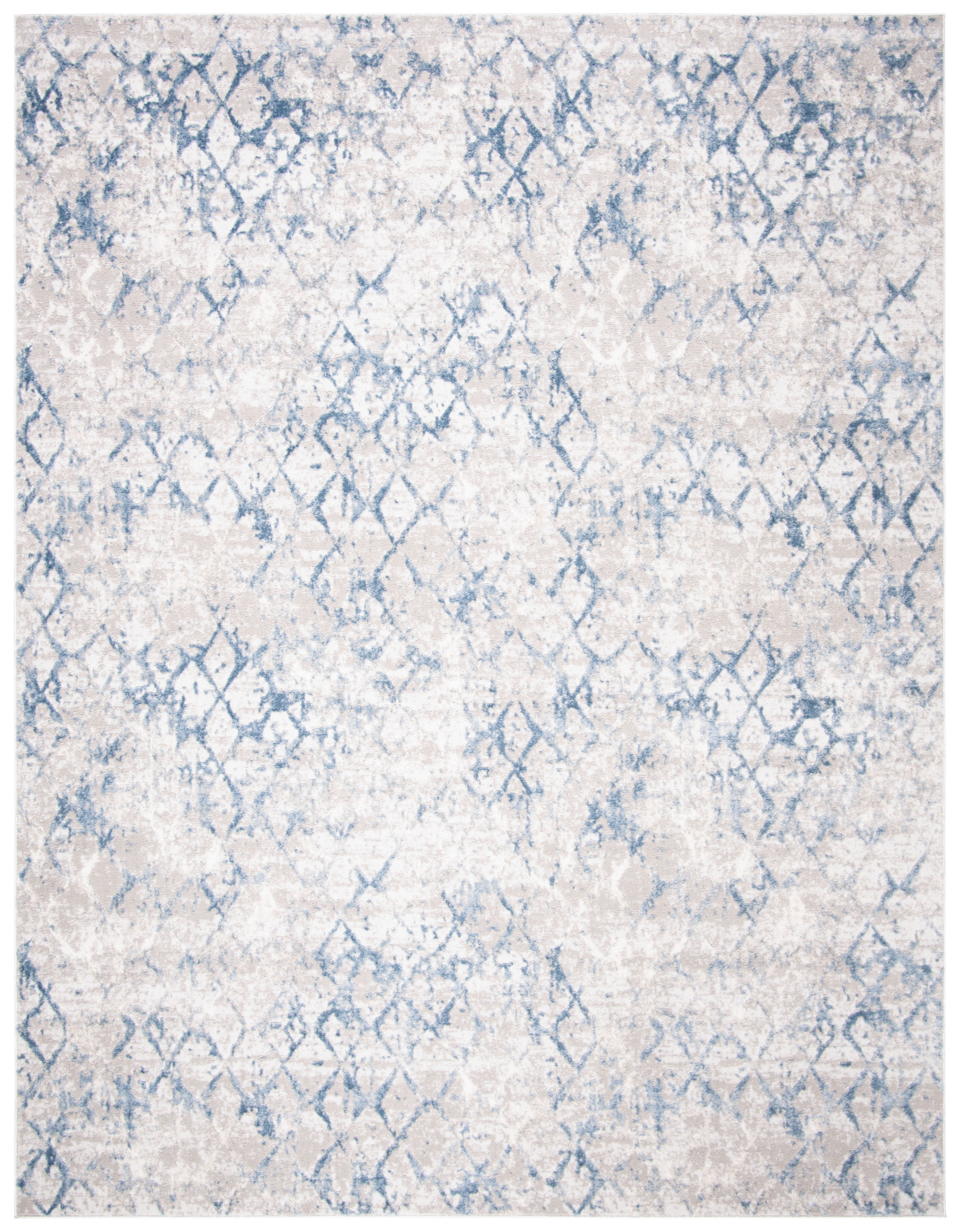 Safavieh Amelia Elvan Diamond Area Rug, Light Gray/Blue, 8' x 10'