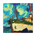 thumbnail image 1 of Bass in Fauvist Hues - Canvas, 1 of 10