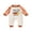 Apricot, variant on Miaouyo Baby Jumpsuit, Long Sleeve Crew Neck Letters Pumpkin Plaid Newborn Romper Halloween Baby Clothes for Girls Boys