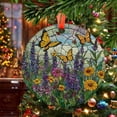 thumbnail image 2 of Butterfly2 Christmas Ornament, Ceramic/Acrylic Ornament, Mother’s Day Ornament, Love Day Home Decor, Celebration Hanging Decor, 2025 Edition, 2 of 5