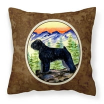 Caroline's Treasures SS8286PW1414 Bouvier des Flandres Fabric Decorative Pillow, 14Hx14W, multicolor