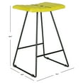 thumbnail image 4 of SAFAVIEH Akito Counter Stool Set of 2 Green, 4 of 6