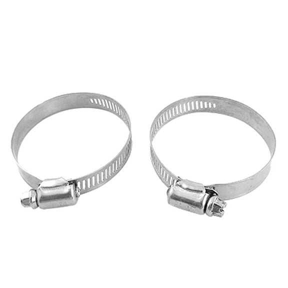 Unique Bargains Fuel Injection Gas Water Pipe Hose Clamp 40-64mm 2 Pcs