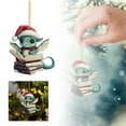 thumbnail image 2 of 2D Christmas Baby Reading Pendant Christmas Tree Easter Decorations Outdoor Hanging Eggs Christmas Mailbox Solar Decorative Easter Eggs Painted Small Valentines Decorations Easter Decorations, 2 of 3