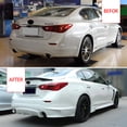 thumbnail image 5 of NINTE Side Skirt Panels Extension for 2014-2023 Infiniti Q50 Matte Black Trim A Pair, 5 of 10
