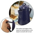 thumbnail image 3 of TEHAUX Camping Tea Kettle Enamel Camping Kettle Dark Blue for Pouring 1Pcs, 3 of 8