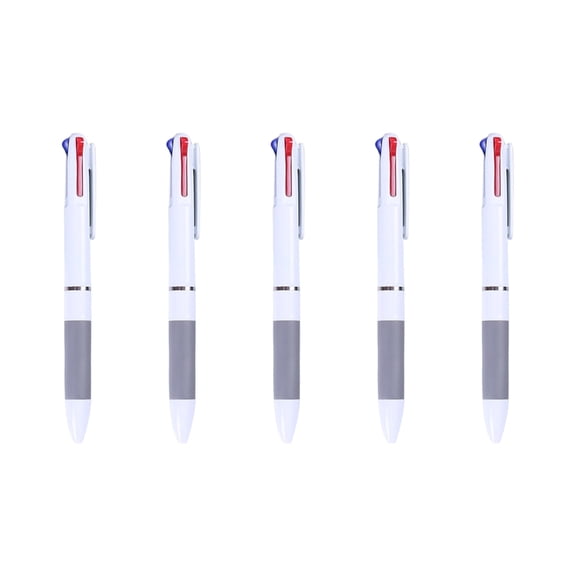 3/5/10Pcs Multicolored Ballpoint Pen 3-Color-in-1 Writing Pens Retractable Multicolored Pens for Journaling Color Coding