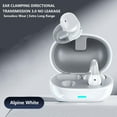 thumbnail image 3 of TOPRenddon Open Ear Headphones Clip On Mini Earbuds Bluetooth 5.3 Wireless Earbuds Sports Bone Conduction Headphones Bluetooth for Workout Driving Walking with iPhone Android, 3 of 5