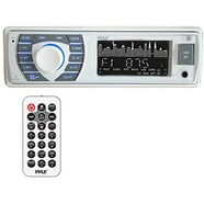 PYLE PLR14MPF - In-Dash AM/FM-MPX MP3 Shaft Style Dual Knob Radio w/USB ...