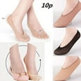 thumbnail image 2 of Sunisery 10 Pairs Women Antiskid Invisible Liner Socks Ultra-Thin Breathable No Show Ped Low Cut  Antiskid Bottom Socks, 2 of 5