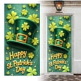 thumbnail image 1 of zhangmingg St Day Door Banner Large Decoration with Rope for Front Porch Indoor Outdoor Saint Party Celebration Photo Background, 1 of 6