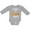 AC-Heather Grey, variant on Inktastic Doodle Life is Ruff Golden Doodle Boys or Girls Long Sleeve Baby Bodysuit