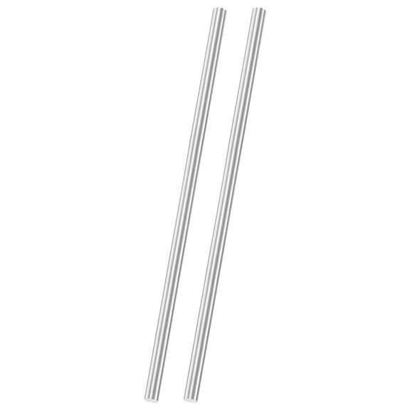 Uxcell 2-Pack 304 Stainless Steel Solid Round Rod, 5x150mm Metal Solid Shaft Rods for DIY Craft[0.2x5.91IN]