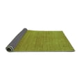 thumbnail image 2 of Ahgly Company Indoor Round Abstract Turquoise Blue Contemporary Area Rugs, 6' Round, 2 of 4