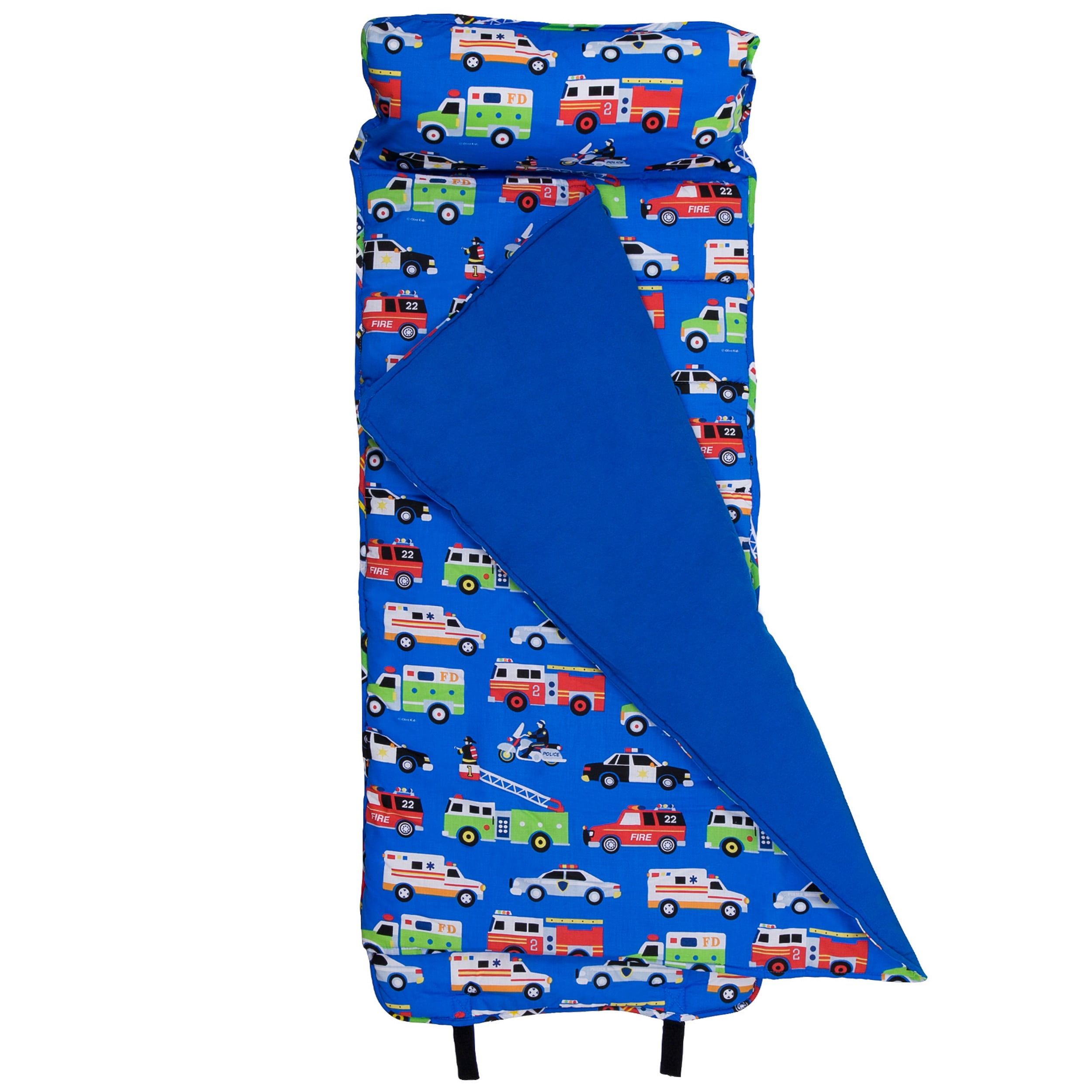 Wildkin Original Nap Mat with Pillow for Boys and Girls, Features Hook